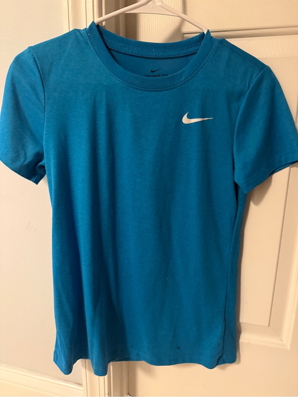The Nike Tee - Nike athletic t-shirt - blue - teal - ocean blue - XS